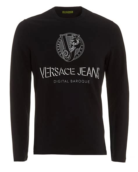 t shirt versace herren|Versace long sleeve t shirts.